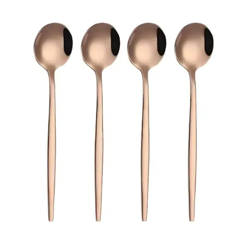 Colher de Cha rose gold
